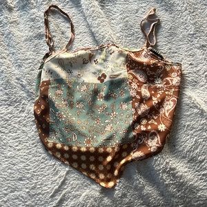 Tank top crop top by originality size small